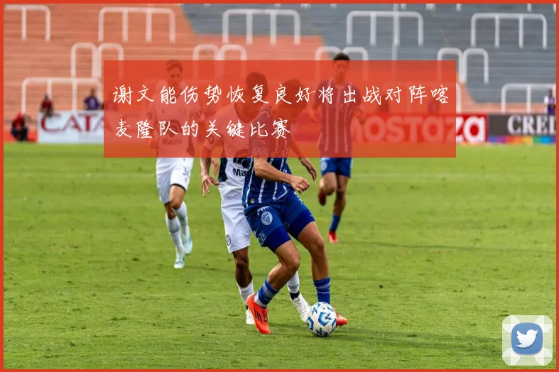 谢文能伤势恢复良好将出战对阵喀麦隆队的关键比赛